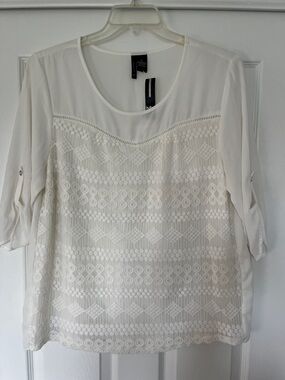 Lace, Feminine Blouse by New Directions NWT
